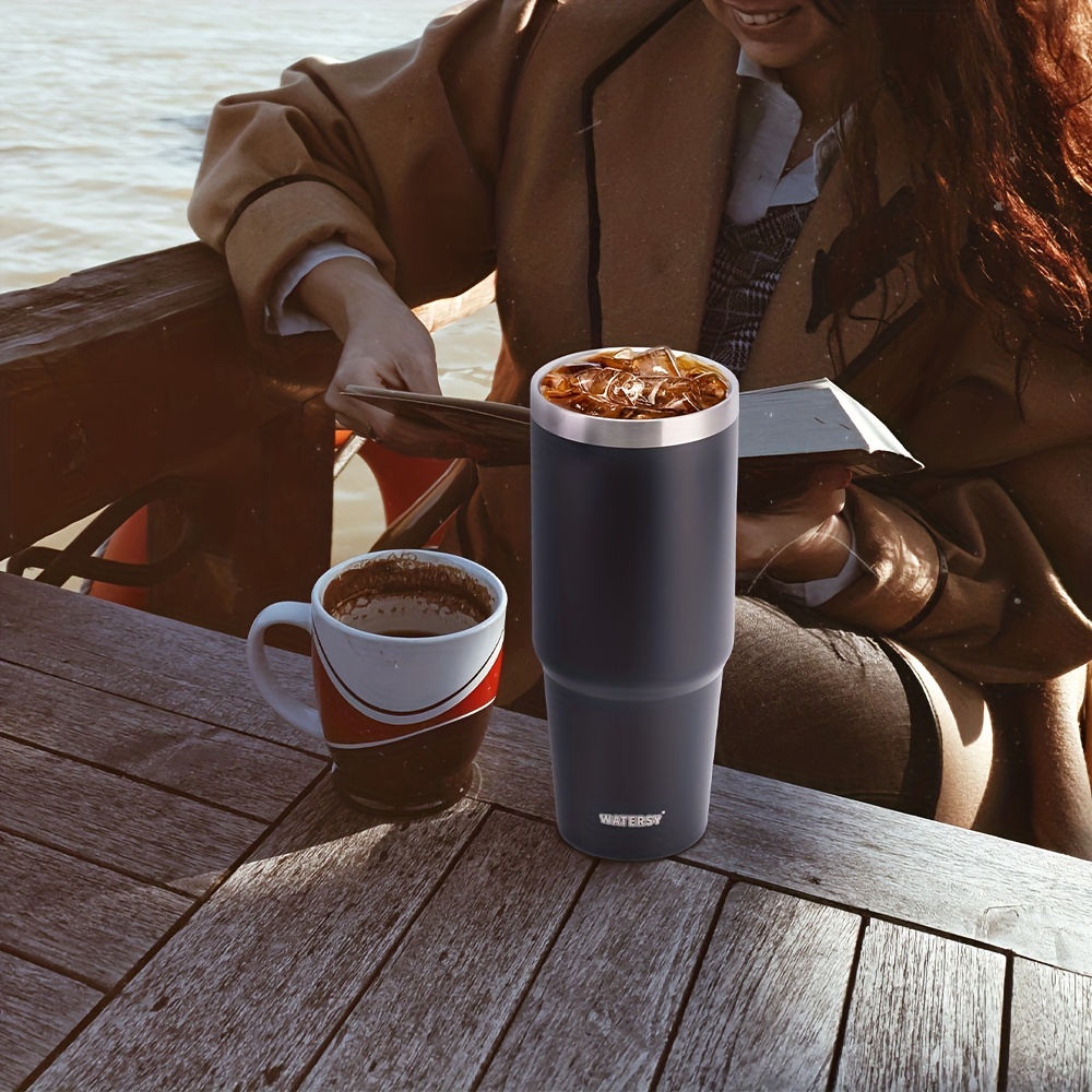 Travel Stainless Steel Coffee Thermos Double Wall Vacuum Insulated Tumblers  Tea & Drinks Mug