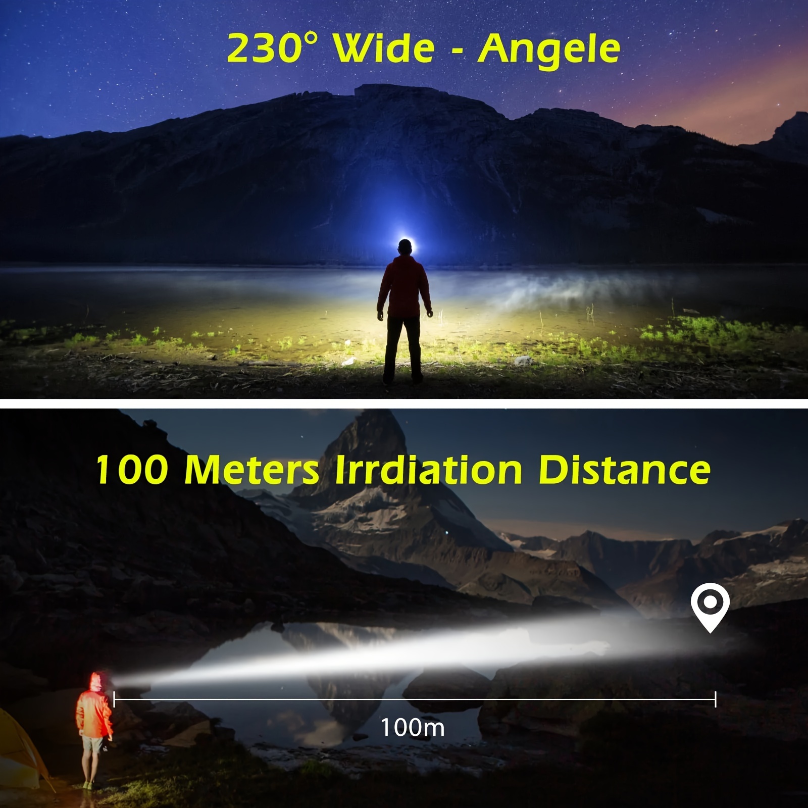 2 5pcs led sensor headlamps usb rechargeable 18650 built in battery powerful headlight for outdoor camping fishing details 10