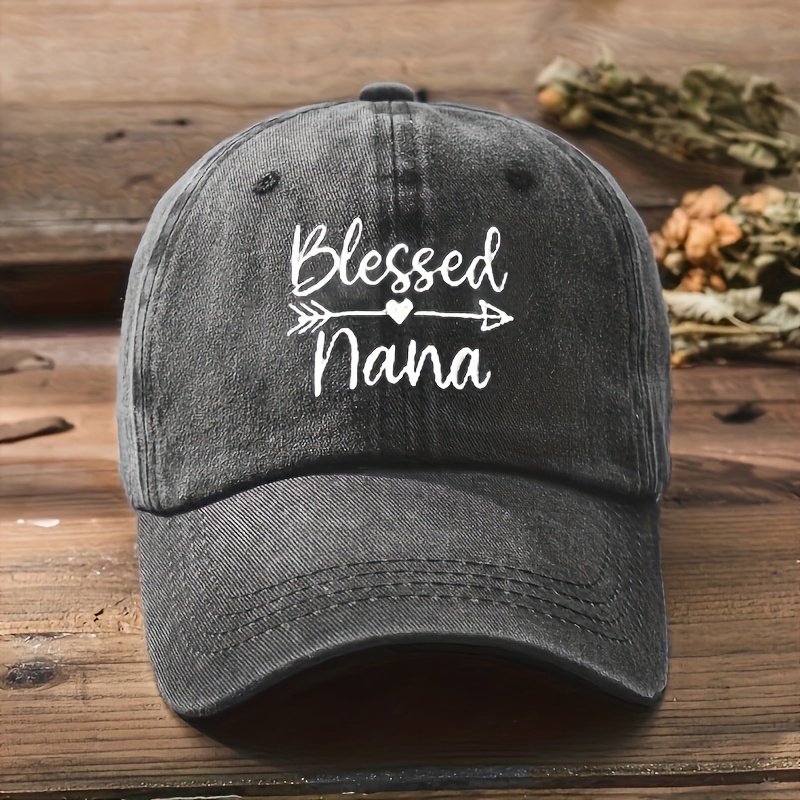 Simply Blessed Embroidery Baseball Washed Distressed Solid Color Dad Hats Adjustable Sun Hats for Women & Men,Temu