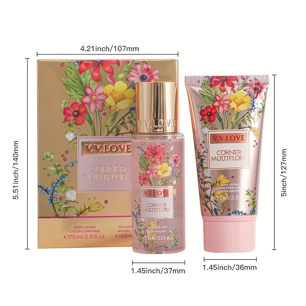 Fragrance Mist Body Lotion floral fruity Notes refreshing - Temu