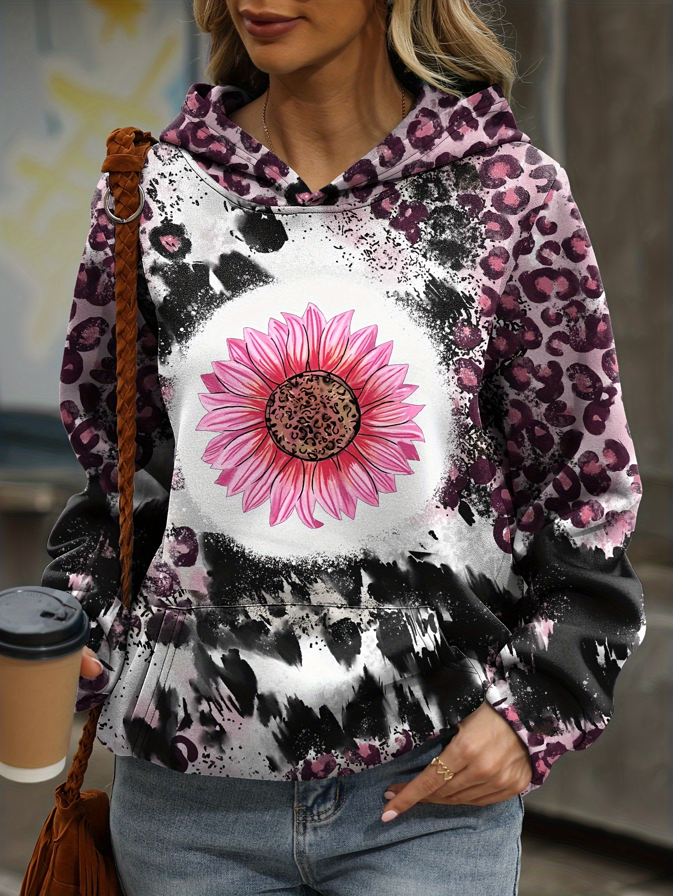 Plus size best sale sunflower hoodie