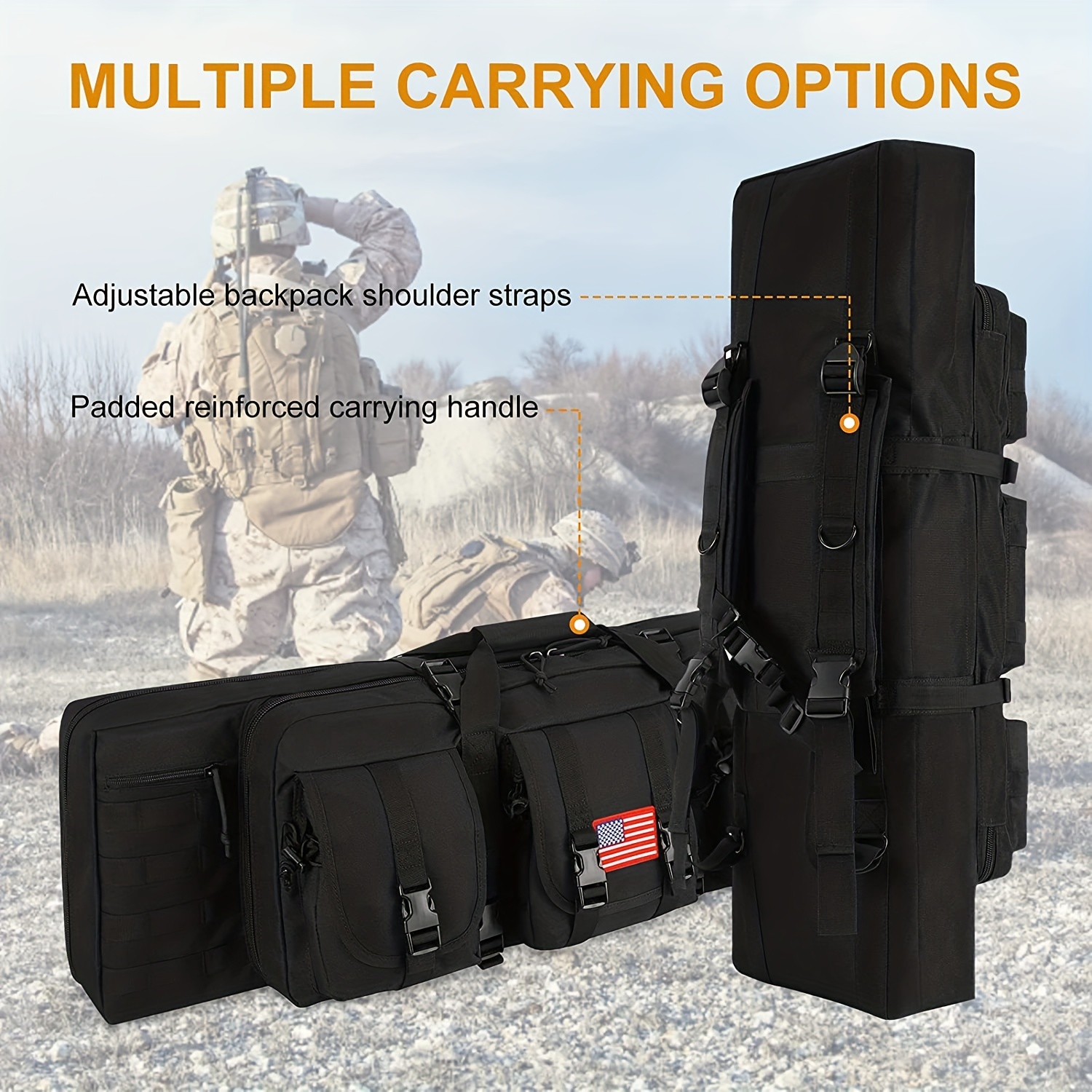 Multifunctional Tactical Hunting Bag Camouflage Outdoor - Temu