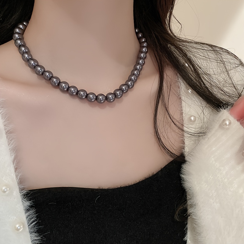 Vintage Pearl Necklace - Free Returns Within 90 Days - Temu Bahrain