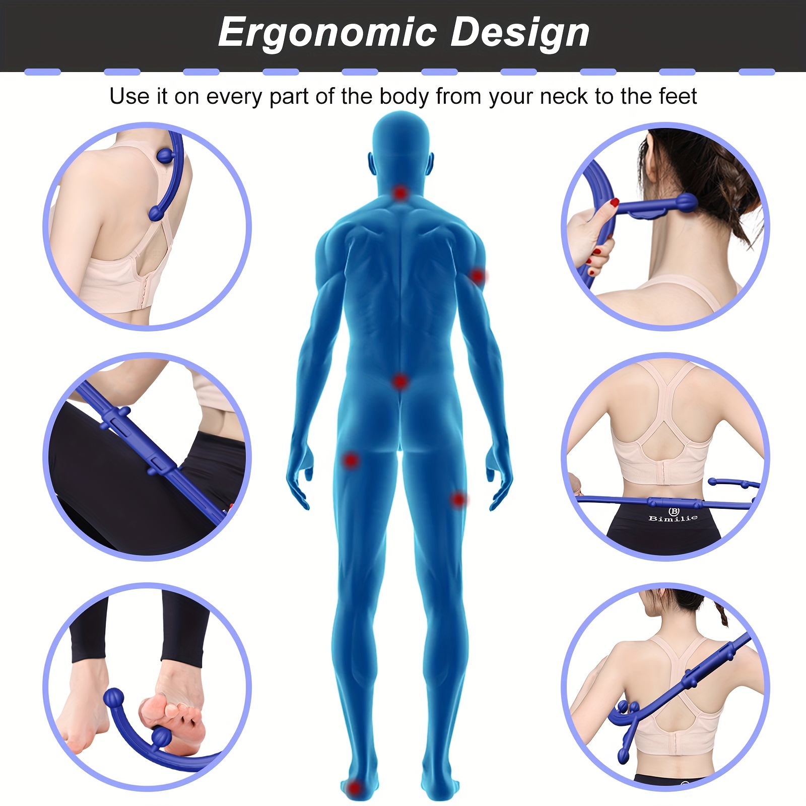 Massage Trigger Point Cane Body Deep Tissue Handheld Back - Temu