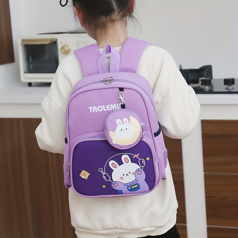 Preschooler Toddler Backpack Girls,Cute 3D Cartoon Little Bear Kindergarten  Bookbag,Waterproof Large Space School Backpacks,Girls Backpack for