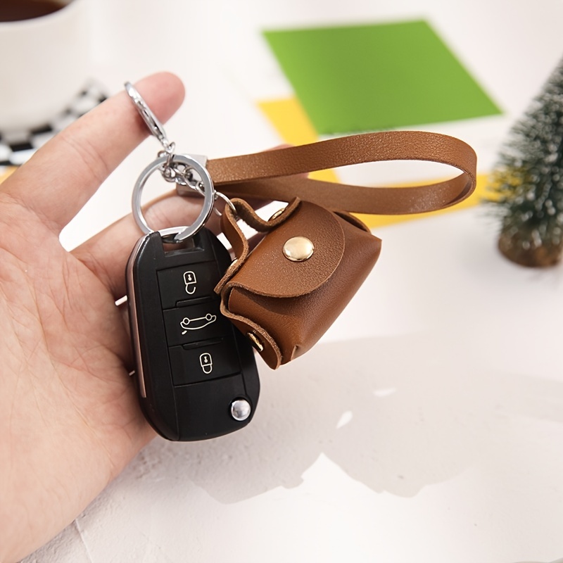 Solid Headphone Bag Portable Lightweight Keychain Bag