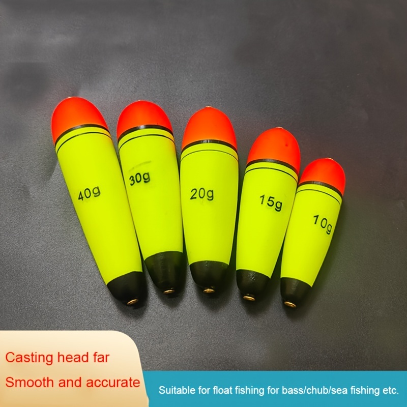 3 Pcs 15g 20g 30g EVA Inline Bobber Float Saltwater Fishing Floats Catfish  Pike Fishing Tackle Accessories