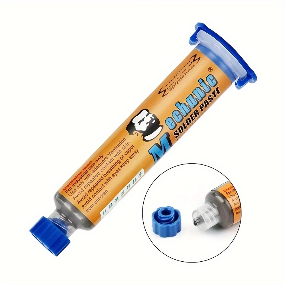 Pasta de soldadura, pasta de flujo de soldadura de 100 g/3.5 oz para  soldadura electrónica sin plomo, soldadura eléctrica, reparaciones de PCB y