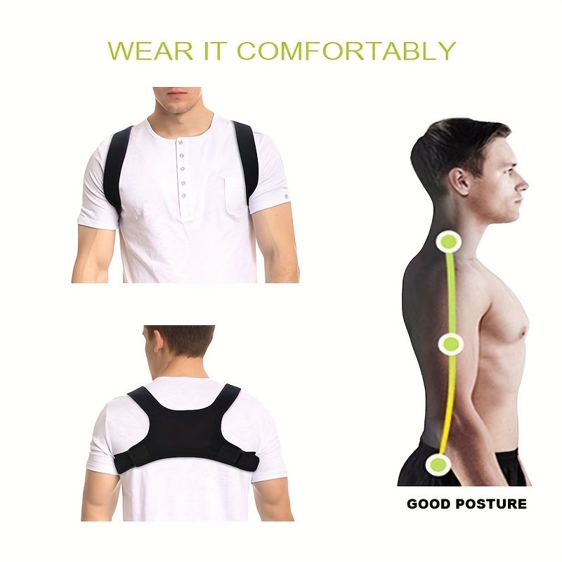 Copper Compression Posture Corrector For Men And Women - Copper Infused  Upper Back Spine, Neck, Shoulder & Clavicle Support Brace - Adjustable &  Breat