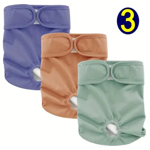 Reusable Washable Female / Male Dog Puppy Diapers Belly Wrap - Temu