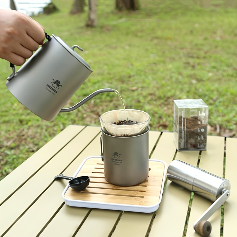 Hwzbben Pure Titanium Outdoor Kettle Lightweight And Durable - Temu