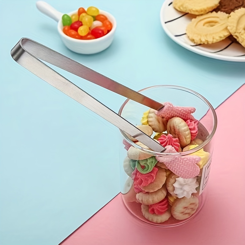 Cookie Tong Heat Resistant Stainless Steel Handy Mini Food Clips