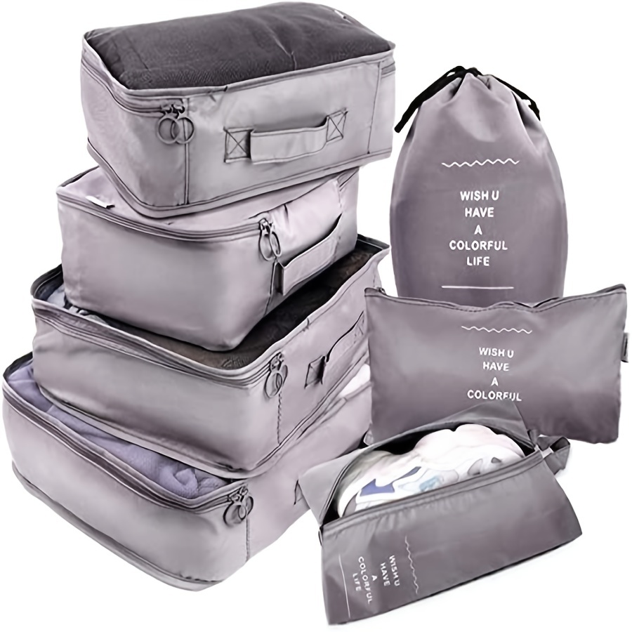 Luggage Organizers Suitcase Travel Organizer Storage Bags - Temu