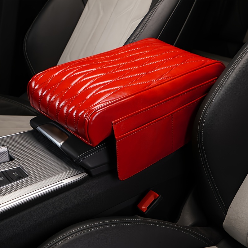 Edylinn Car Center Console Armrest Pad Cover Cushion, Car Interior Soft  Armrest Compatible With Maruti Suzuki Gypsy MG-410 - Red : : Car &  Motorbike