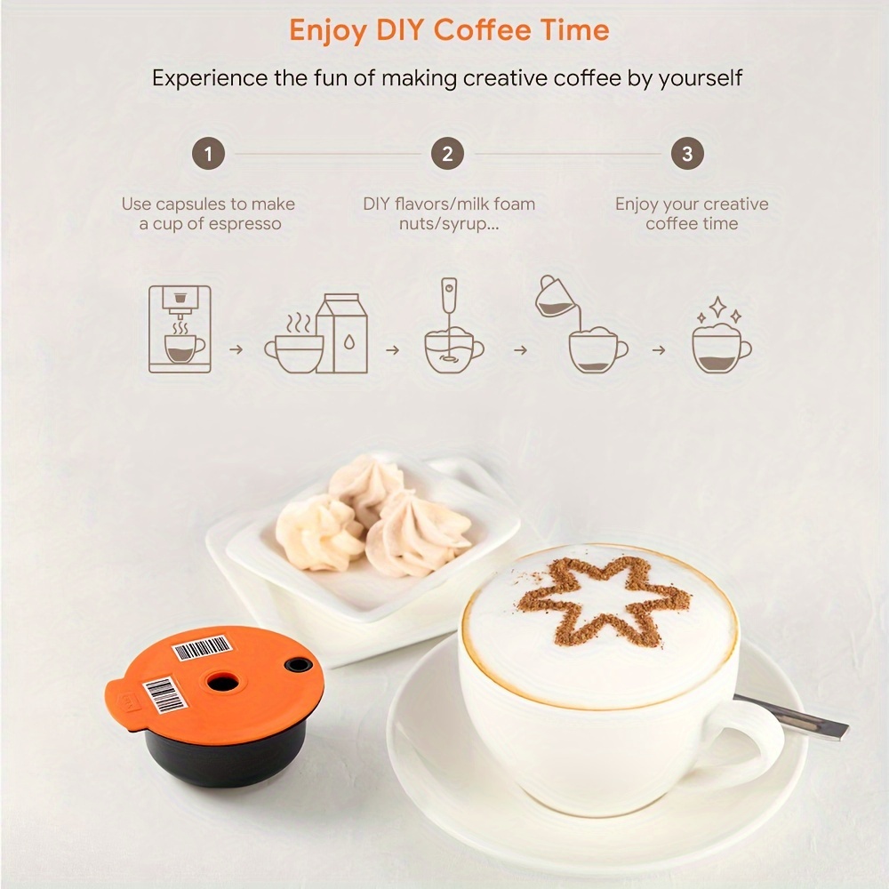 Cápsulas de café reutilizables de 200/220ml, tapa de silicona Compatible  con Bosch Happy Suny Vivy