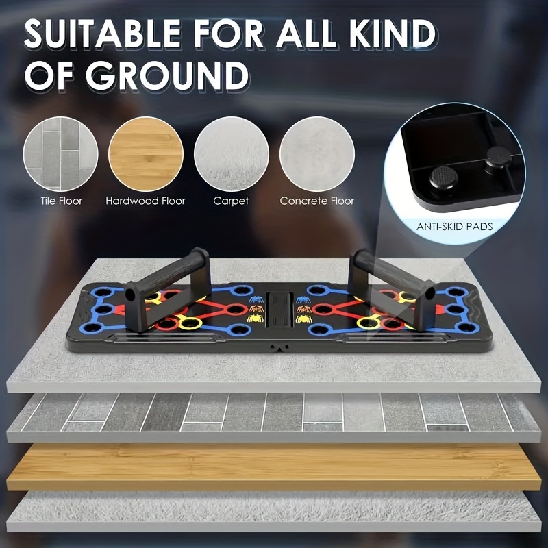 Multifunctional Push Up Board Foldable 20 In 1 Chest Muscle Exercise Equipment