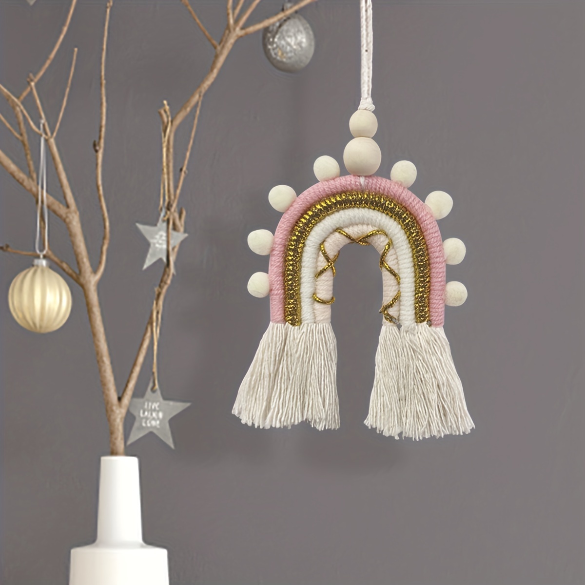 Nordic Style Rainbow Home Weaving Wall Decoration