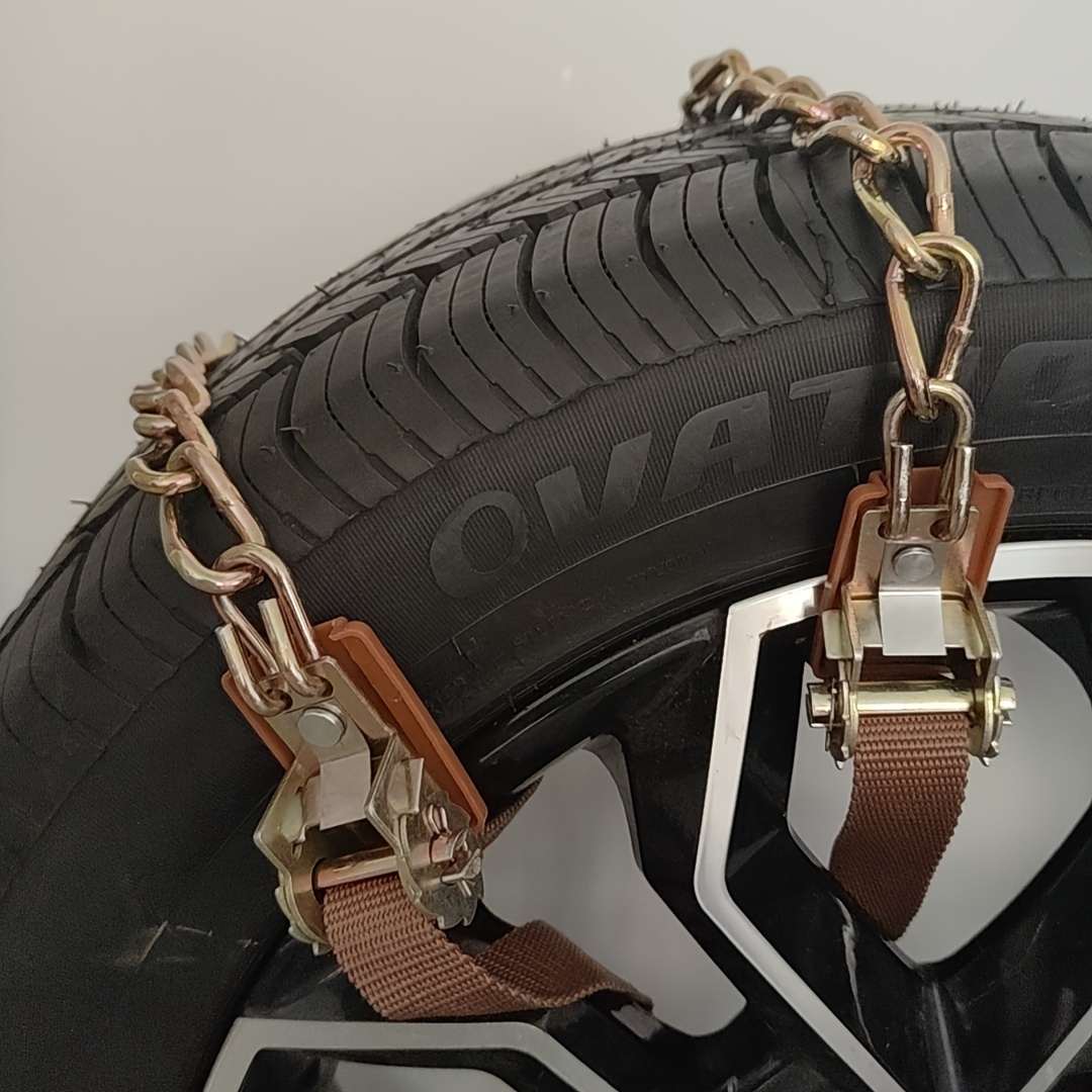 MDHAND Schneeketten 8 Stück Reifen Kette Tire Chain, (Set, 8-tlg