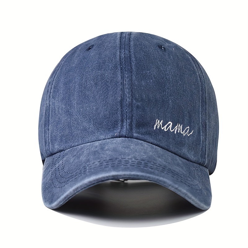 Unisex Sunshade Adjustable Baseball Cap MAMA Embroidery