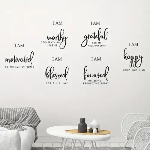 Family words home text wall decor - TenStickers