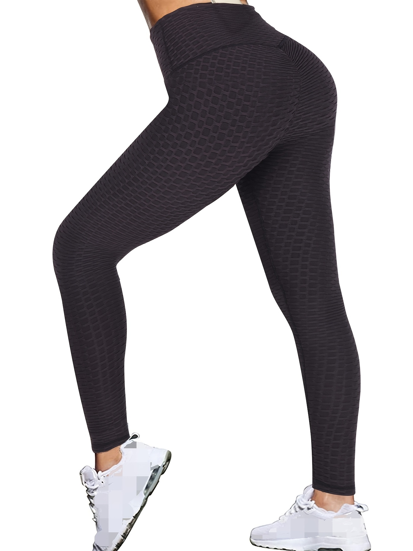 Breathable Honeycomb Textured Sports Leggings