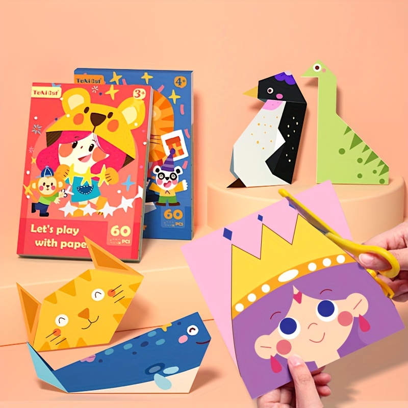 Children's Diy Fun Handmade Three dimensional Origami Book - Temu