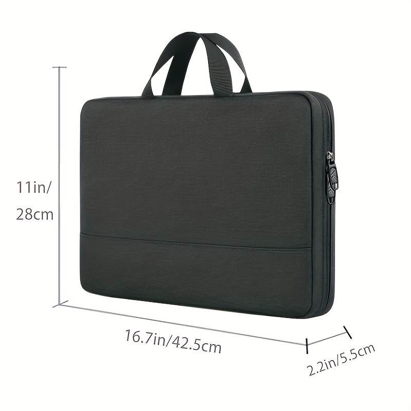 Simple Business Commuter Briefcase, New Fashion Large Capacity Men's And  Women's Portable Business Bag Laptop Bag, Notebook Protective Cover - Temu
