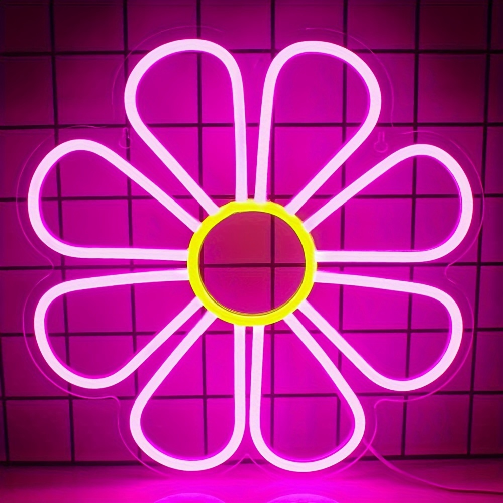 Rose Neon Sign,custom Flower Led Neon Light,neon Sign Bedroom,home Wall  Party Decor,valentine's Day Gift,flower Shop Signage,gifts for Her 