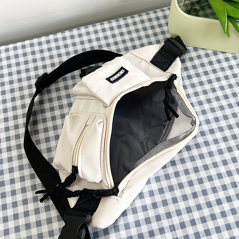 Trendy Streetwear Casual Chest Bag Nylon Foldable Crossbody Bag Portable  Versatile Waist Bag - Bags & Luggage - Temu Japan