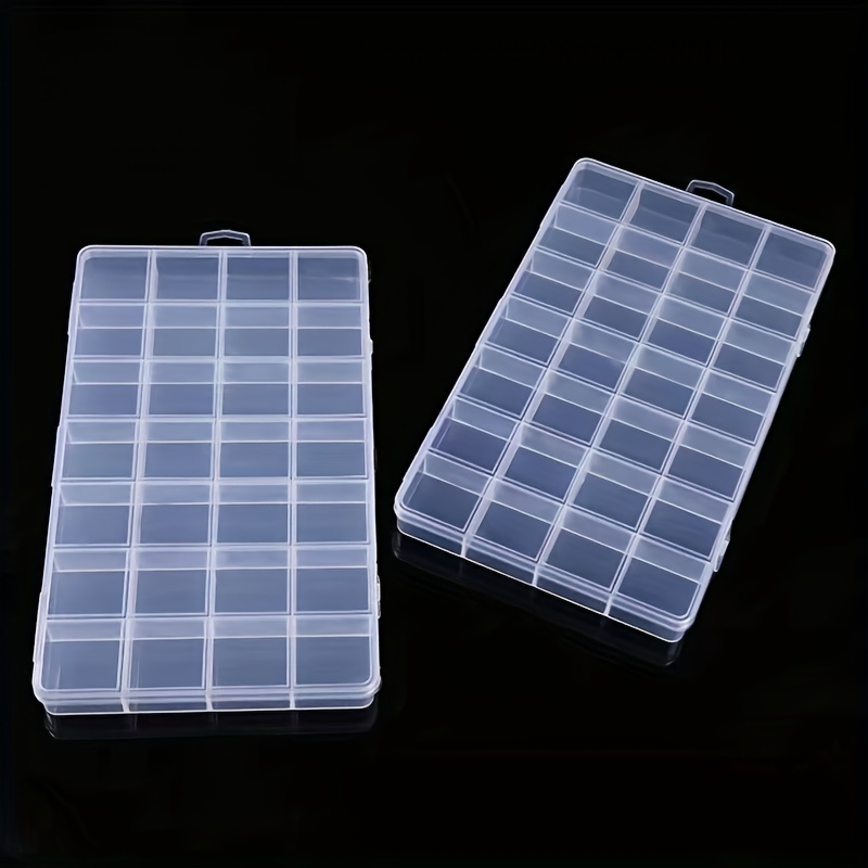 Jigsaw Storage Box Transparent Plastic Household - Temu