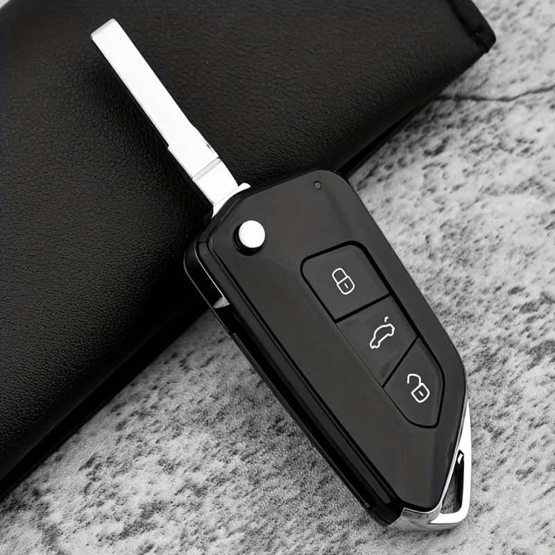3 Buttons Modified Flip Folding Remote Key Fob Shell Case For VW/VOLKSWAGEN  Caddy Eos Golf Jetta Beetle Polo Up Tiguan Touran