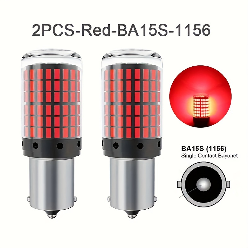 2x Ampoules P21W LED BA15S Blanc 12V - PHAROS-BOUTIQUE