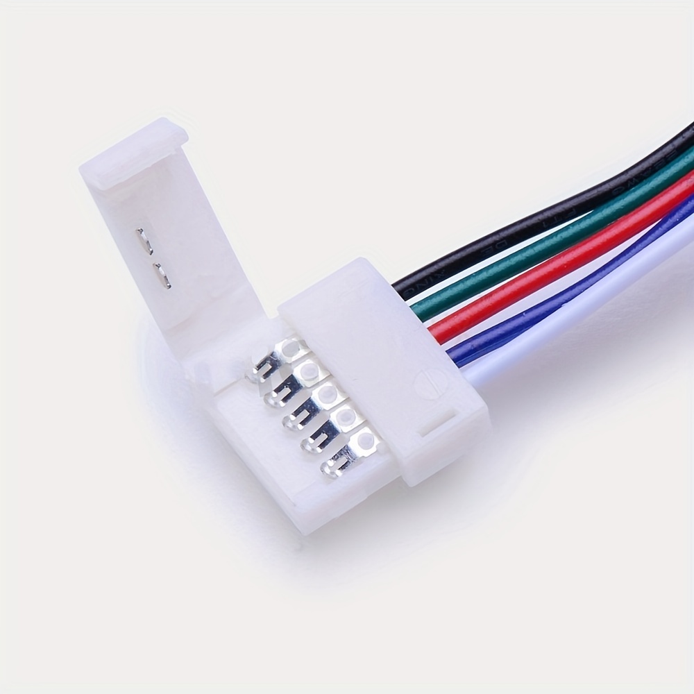 2835 3528 2 Connecteur de bande LED Pin 8mm - Connexion rapide Bande à Fil  DIY pour 12v 24v Pack de lumières LED simple couleur de 10