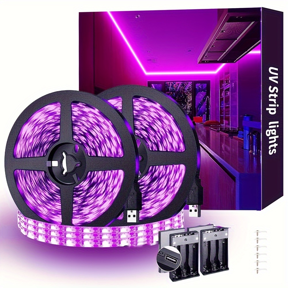 Glow King Black Light Streamers | 8 Pack of 100ft Fluorescent Rolls |  Premium UV Reactive Neon Crepe Paper | Ideal Gift for Blacklight Birthday