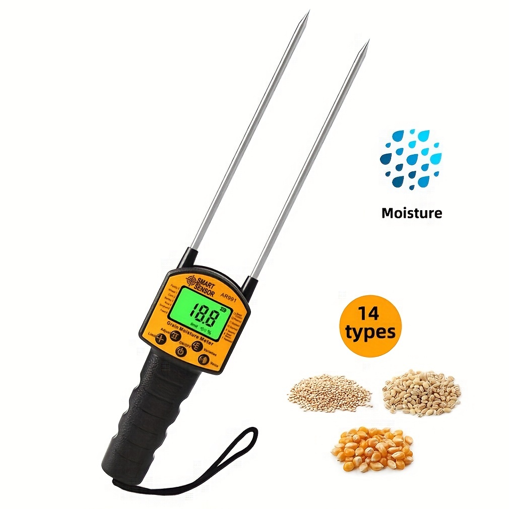 Moisture Meter Cereal Moisture Meter Ar991 Smart Sensor - Temu