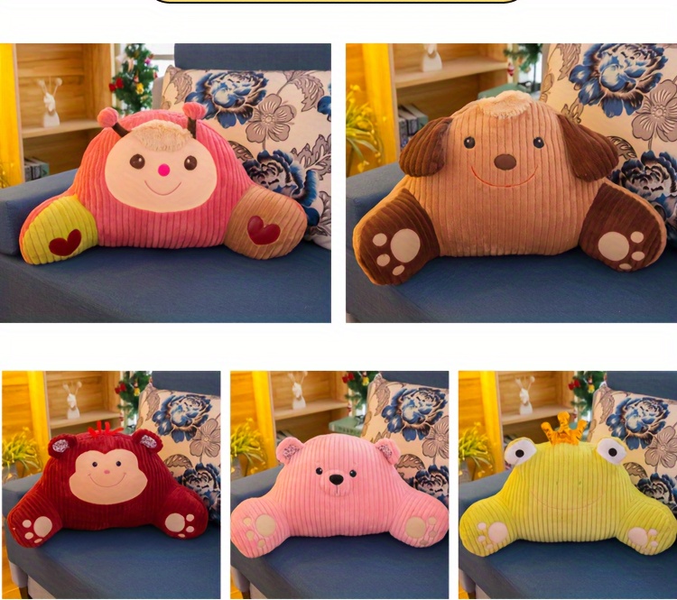 Small Size Animal Lumbar Support Floor Pillow Frog Ladybug - Temu