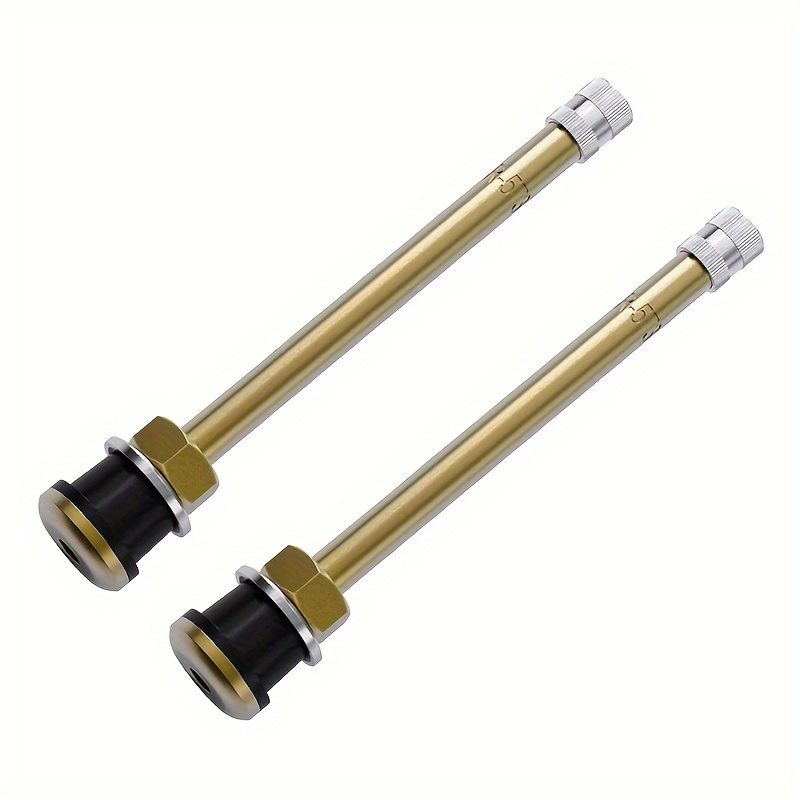 Brass Snap-in Valve Stem, Rated at 80 psi, 2.48” Overall Length, .453” in  Diameter