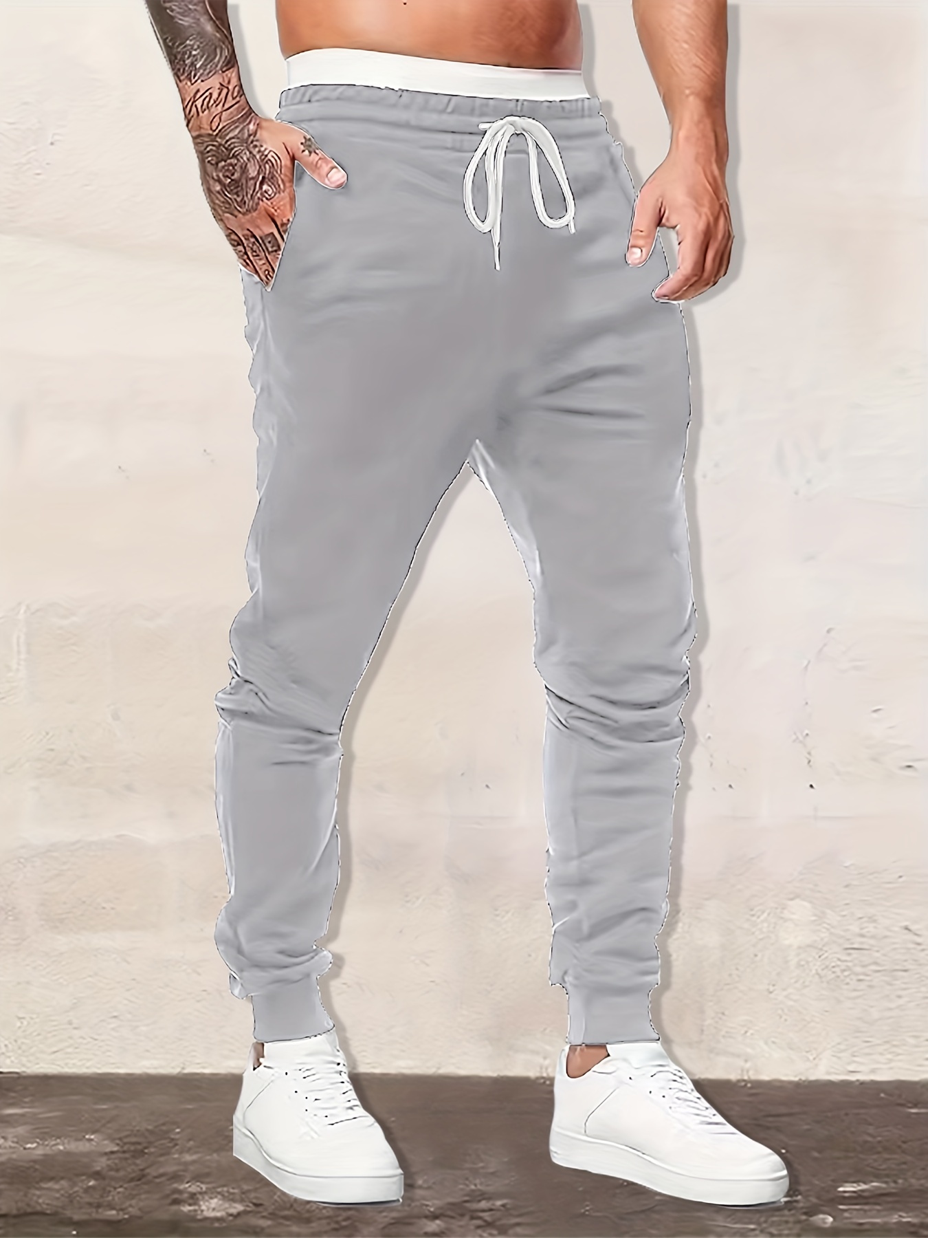gray Joggers for Men