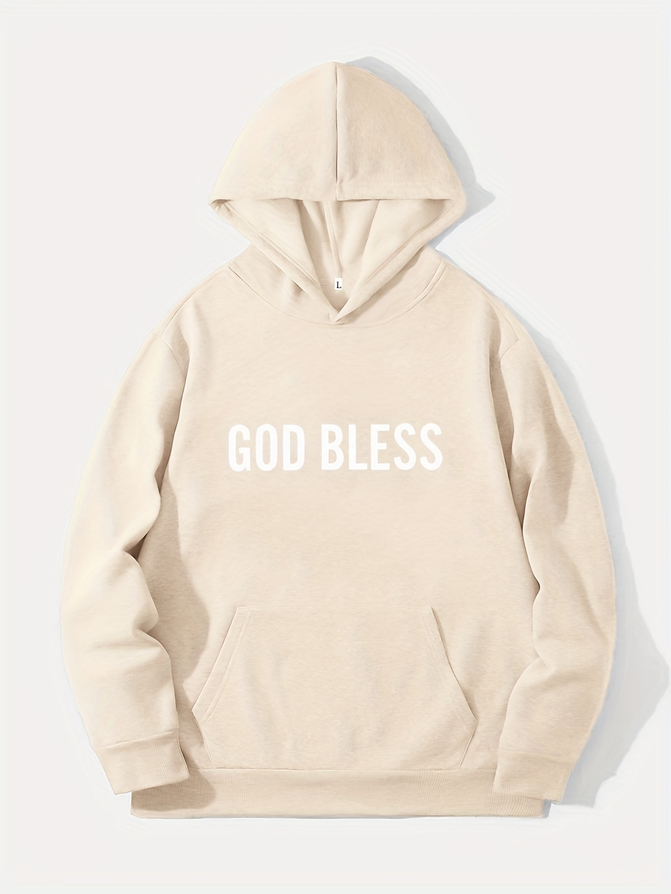 God Bless You Print Hoodie Hoodies For Men Men S Casual Pullover