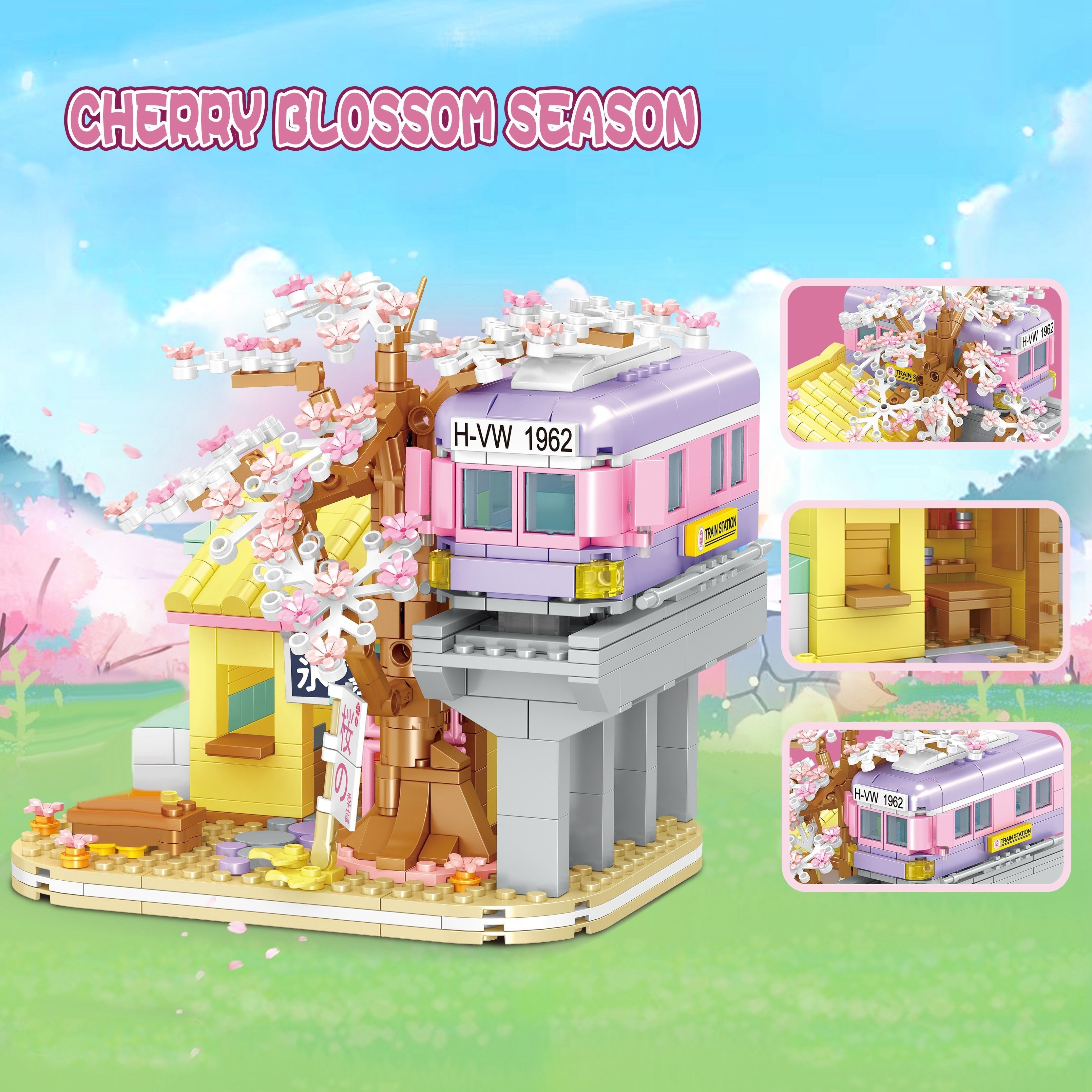 2028pcs Bloques Construcción Casa Árbol Sakura Rosa - Juguetes Bricolaje  Flor Cerezo, No Compatibles Juegos ) - Juguetes - Temu Chile