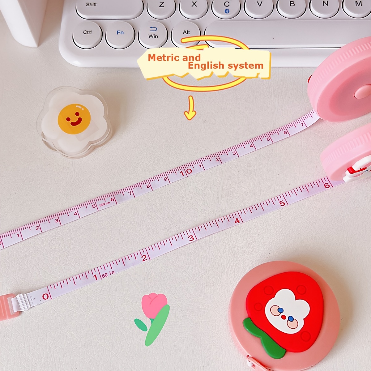 Mini Tape Measure Leather Ruler Soft Ruler Measures Height - Temu