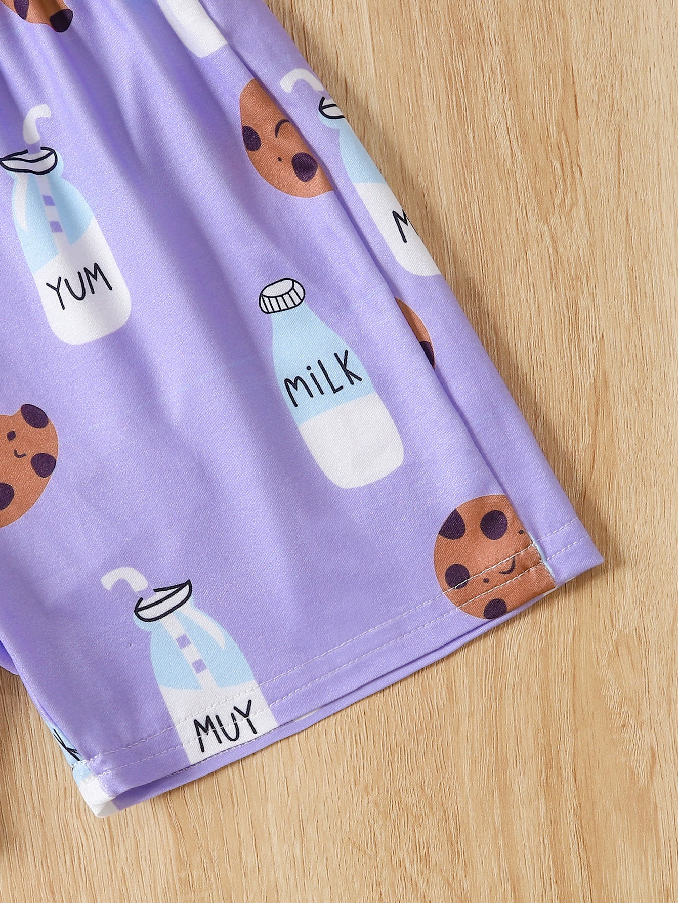 Lavender Milk 'n Cookies Pajama Shorts