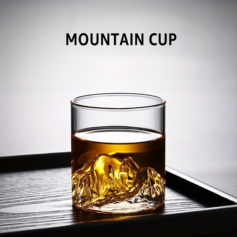 3d Whisky Glass Mountain Inside Whisky Glasses Tea Cups - Temu