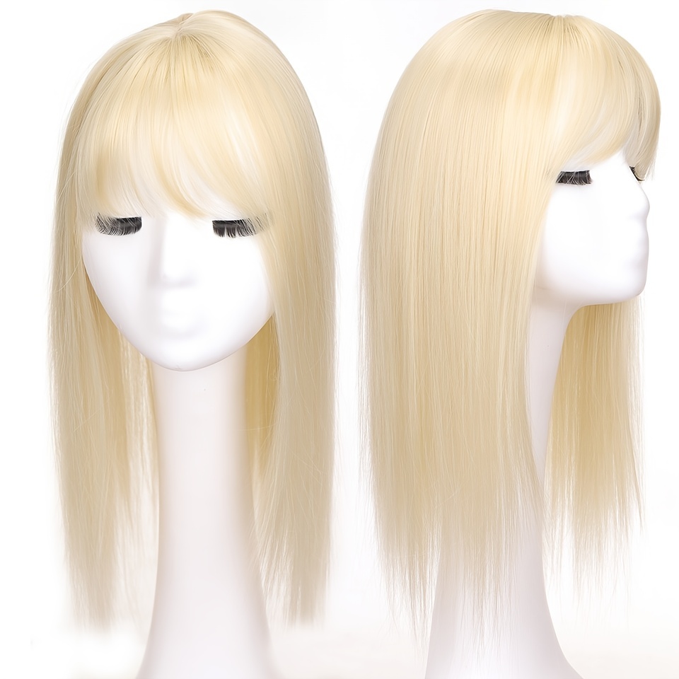 Pedaços de Cabelo Feminino, Cabelo Cacheado Preto Peruca Respirável Longa e  Fofa para Mulheres para Cosplay