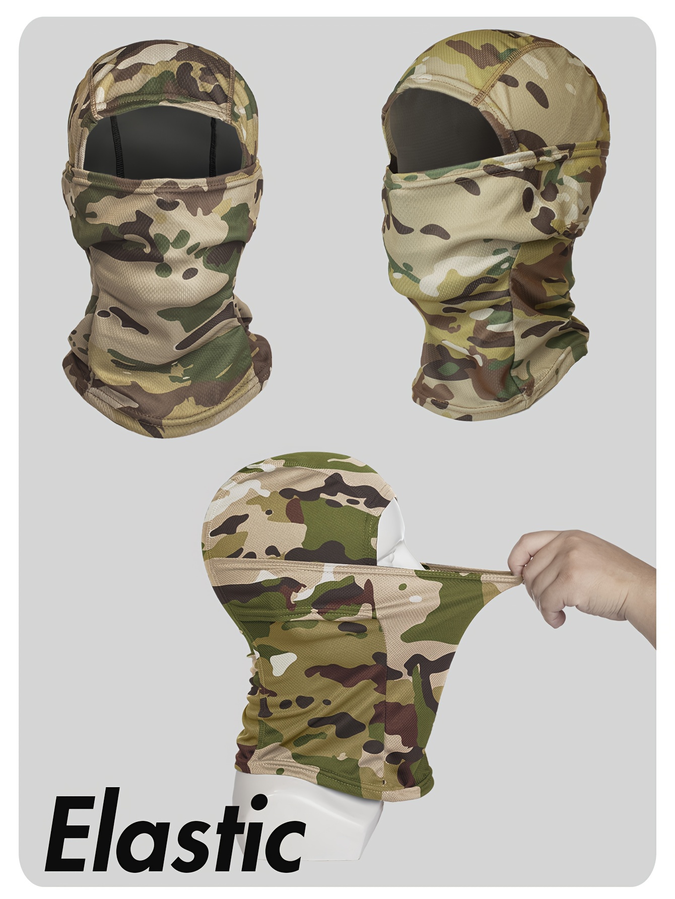 Breathable Mesh Balaclava Camouflage Bike Mask