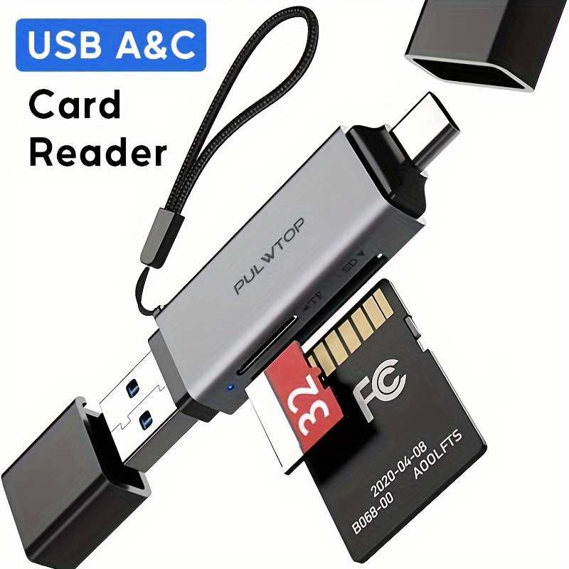 Adaptateur lecteur de carte mémoire micro SD TF CF micro SDHC vers type  flash co