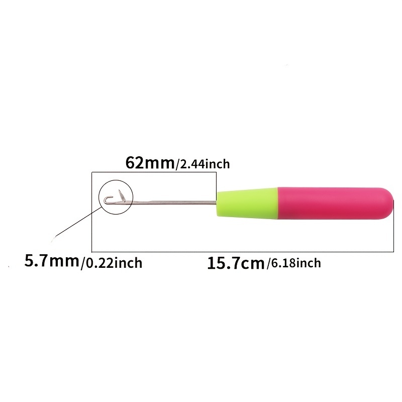 12 Pieces Repair Needle Repair Sewing Tool Repair Woven and Knits Tool Snag  Repair Tool Leather Craft Sewing Stitching Needle for Knitted Woven Cloth  Garments Drapes (0.03 x 2.36 Inches)