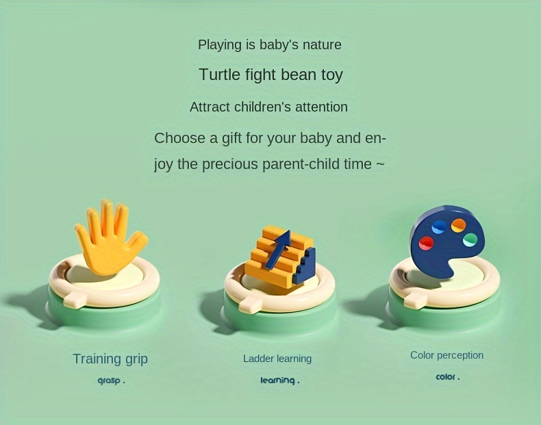 1 set hungry little turtle game parent child interaction multiplayer play desktop game educational toy gaming gift details 1