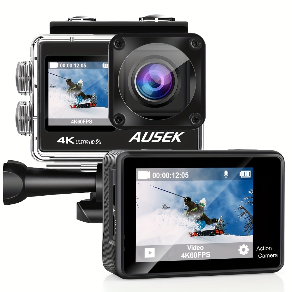 Caméra D'action LUOSI 5K 30FPS Avec Télécommande Montre, Lentilles