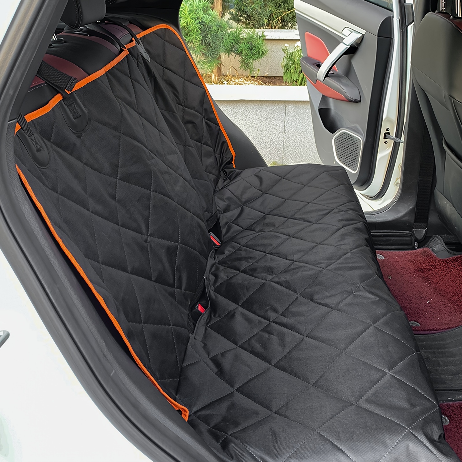 Pet Car Seat Cover for Dogs Back Seat Protector Hammock Dirty Resistant  Cushion